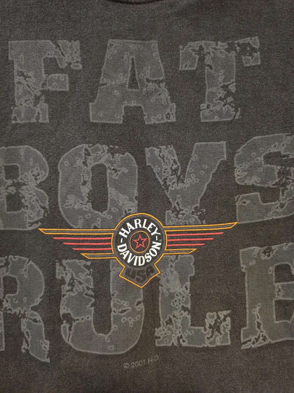 Harley-Davidson Gray Logo Graphic Tee